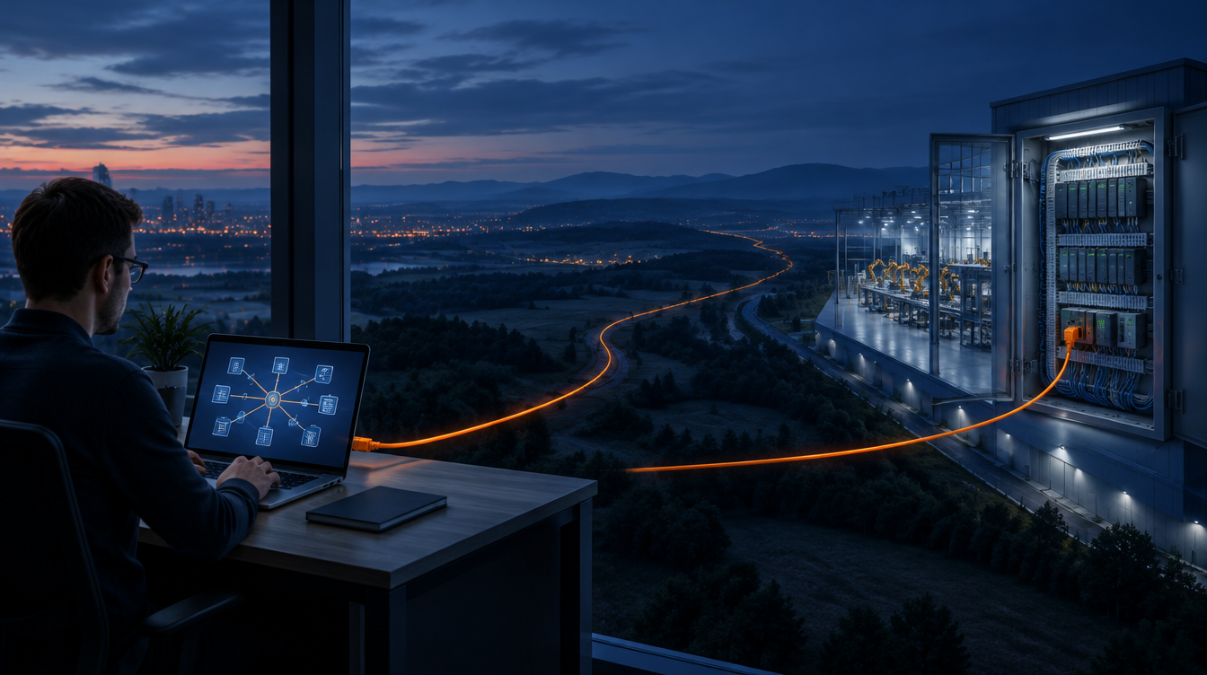 JAK POŁĄCZYĆ SIĘ ZDALNIE ZE STEROWNIKIEM SIEMENS S7 I SCADA WinCC PRZEZ TOSI? WARSTWA 2, TIA PORTAL I SIMATIC SHELL KROK PO KROKU